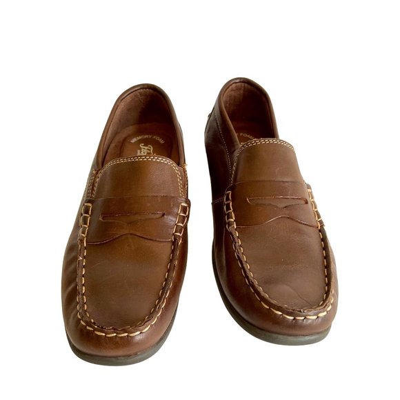 Florsheim Oxfords Brown Loafers Leather Dress Shoes Mens Size 5.5 EU 38.5 New main image 4